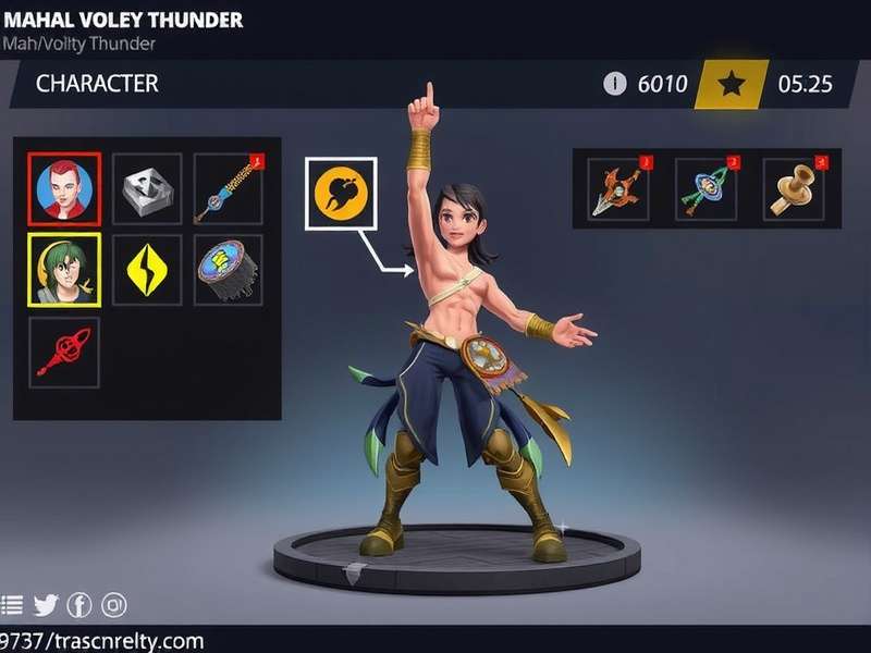 Mahal Volley Thunder - Customize Your Team with Desi Attire Mahal Volley Thunder Character Customization